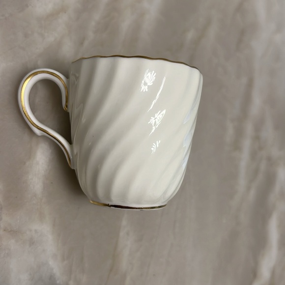 Minton Gold Cheviot Bone China Demitasse Cup and Saucer - Picture 6 of 11